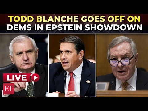 LIVE | AG Todd Blanche clashes with Democrats in explosive Epstein showdown at Senate hearing