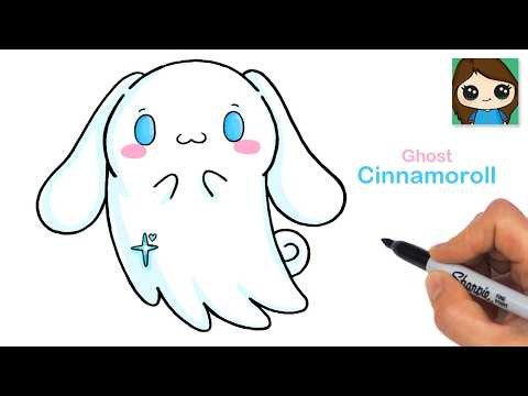 How to Draw Cinnamoroll Ghost 👻 Sanrio Cute Halloween Art