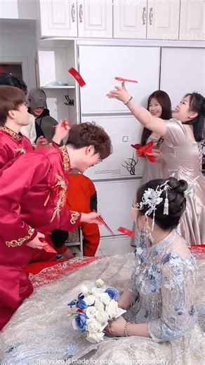 Playful Wedding Prank Gone Too Far? 🥵😱 #shaadi #wedding #bride #funny #trending 😭😭