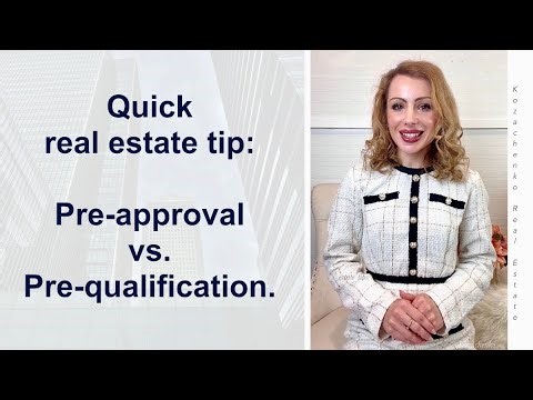 Quick real estate tip: pre-approval vs. pre-qualification. What’s the difference?