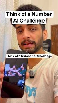 AI Challenge: Think of a Number #claude #gemini #aichallenge #google