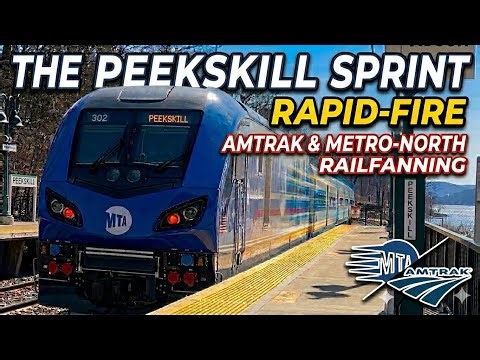 Hudson Line Action! In PEEKSKILL with @MrReedsTrains89 