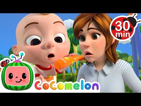 JJ & Mommy Play Outside at the Park! | Healthy Routines For Kids | CoComelon Nursery Rhymes 🍉