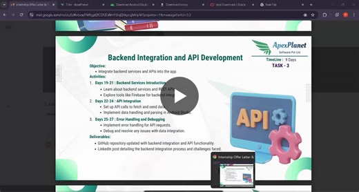 #androiddevelopment #kotlin #apiintegration #backenddevelopment #internship | Pawan Pushkar