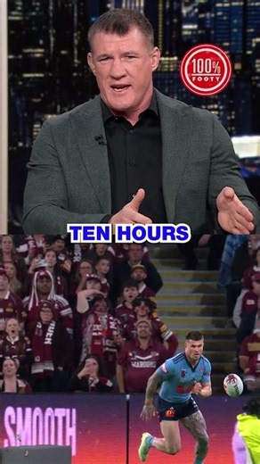 Gal has a message for Cameron Smith and ALL of QLD... 🤫 #9WWOS #NRL #StateOfOrigin
