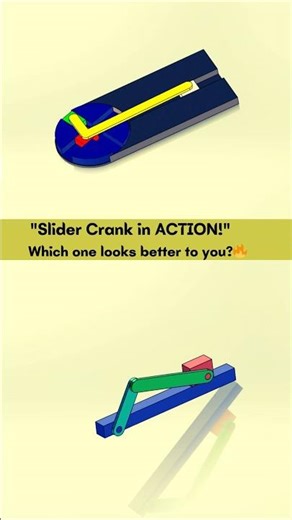 Slider Crank Mechanism |Solidworks Animation #mechanism #shorts