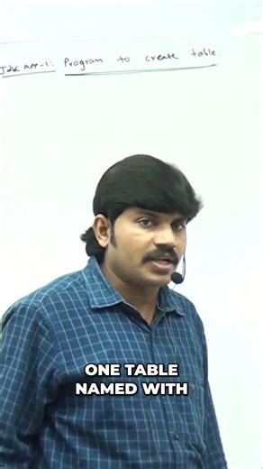 Create Employee Table with JDBC: First Java SQL Program #shorts