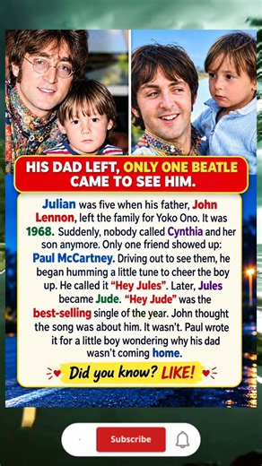 Paul McCartney Wrote “Hey Jude” for John Lennon’s Son 💔 | The Untold Story