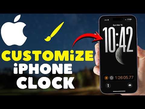 How To Change Lock Screen Clock On iPhone (EASY!)