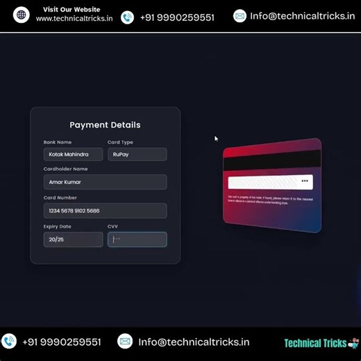 HTML CSS Magic 😍 | Flip Card Animation in 5 Min #shorts #staticwebsitedesign #frontendcourse