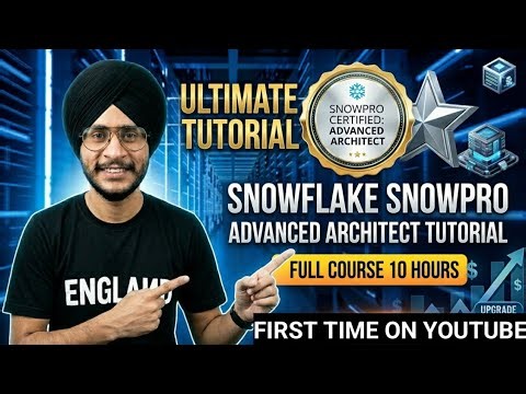 Complete Course on SNOWPRO ADVANCED: ARCHITECT | ARA-C01 | (UnOfficial) Architect Exam Tutorial