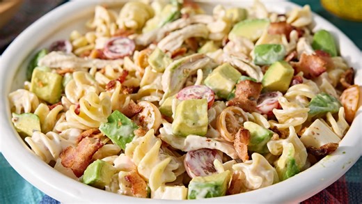 How to make chicken club pasta salad