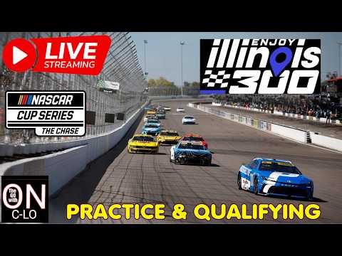 🔴Enjoy Illinois 300 Practice & Qualifying. Live Nascar Cup Series. Live Commentary & Reaction.