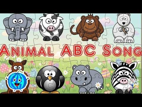 🧩🔤 ABC Animal Puzzle Sounds! | Alphabet Song & Game | EduFam Kids TV ✨
