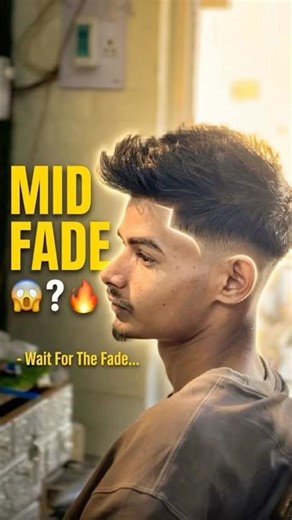 MID FADE TRANSFORMATION 🔥 Wait For The Final Blend 😳✂️”