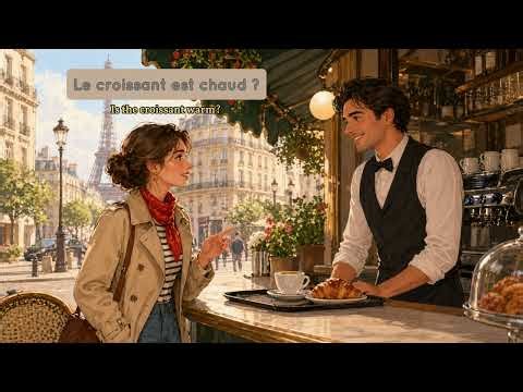 Tourist Conversations in French for Beginners A1-A2 + English Subtitles