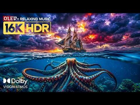 EPIC OLED HDR Video | 16K Dolby Vision 120fps Nature with Relax Music (8K/4K Video TV)