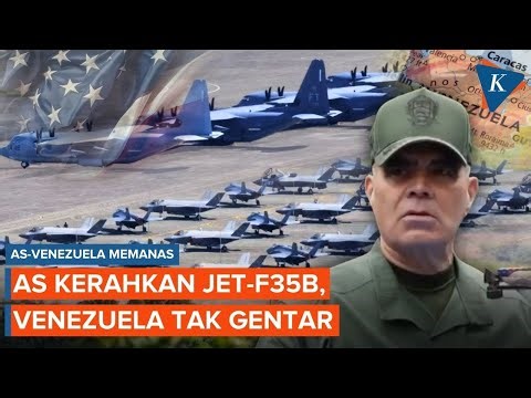 AS Kerahkan Jet Tempur F-35 dan 15.000 Personel ke Karibia, Venezuela Tak Gentar