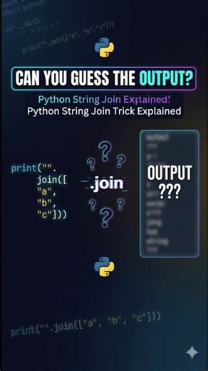 Stop Using + to Join Strings! 🐍 #python #coding #programming #ai #shorts #machinelearning