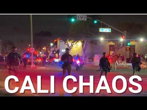 California plunged into chaos as out of control July 4 crowds wreck havoc on wealthy neighbourhoods