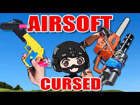 CREÉ las armas más LOCAS de AIRSOFT 🤯 ▬ Yio Airsoft Gameplay