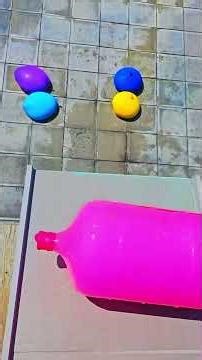 He was way too full... 🐷🎈 Rate this explosion 1-10! 👇 #asmr #satisfying #shorts