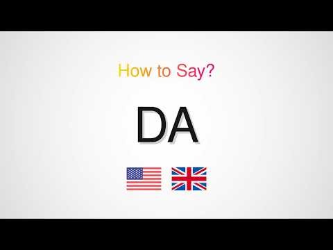 Da Pronunciation | American vs British English