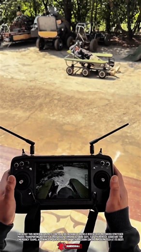 Innovative Remote Control Stretcher Tool for Field Rescue