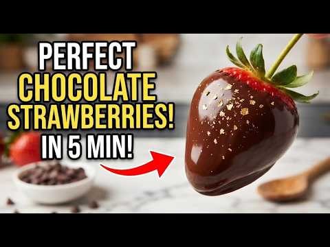 How to Make Chocolate-Dipped Strawberries in 5 Minutes (Easy Recipe!)