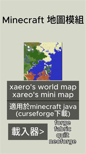 【minecraft模組推薦】xaero's world map