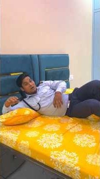 सिक्योरिटी लेटा हुआ बेड पर 😯🫢 Home madereal telnet skill art idea #shorts