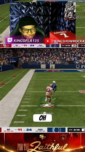 Once Christian McCaffrey hits the gap… goodbye #explore #football #nflsports #maddenclips #nfl