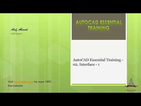 AutoCAD Essential Training02 Interface 1