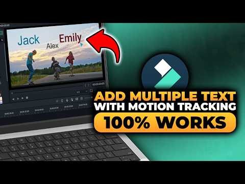 How To Add Multiple Text With Motion Tracking in Filmora (FAST & EASY) | 100% WORKS | NO Yapping!