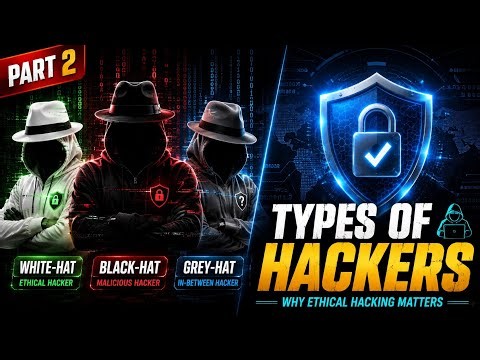 Ethical Hacking Course Part 2 | Types of Hackers & Why Ethical Hacking Matters