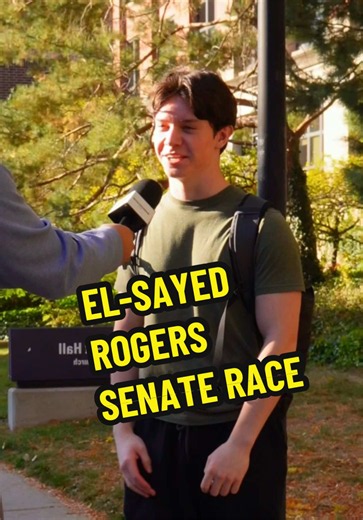 El-Sayed or Rogers for Michigan Senator #streetinterview #manonthestreet #senator #abdulelsayed #michigan