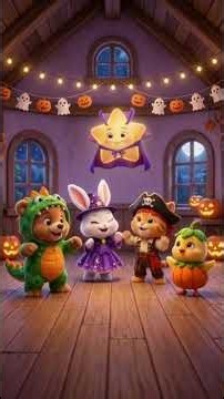 Halloween Freeze Dance! 🎃 Can You Freeze? | Moonbeam Kids