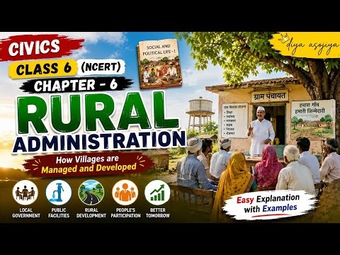 Civics class- 6 NCERT chapter- 6 rural administration explanation in Hindi #ad #education #shorts