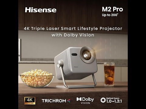 Hisense M2 Pro Review (2025) – 4K Triple Laser Portable Projector with Dolby Vision & Optical Zoom