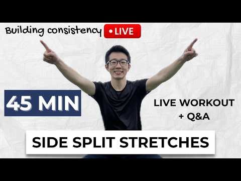 Beginner Flexibility - Lower Body and Middle Splits Follow Along Workout