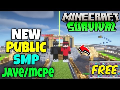 💞 New Minecraft Public survival SMP Servers For PE/Java | Minecraft Public SMP 1.21+ 🤡