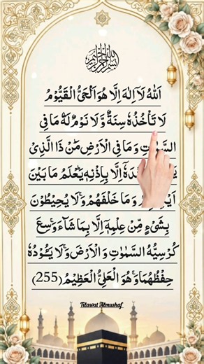 Ayat-ul-Kursi 🤍 | Allahu La Ilaha Illa Huwa | Beautiful Quran Recitation