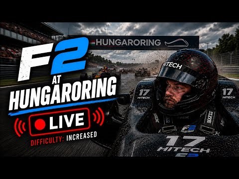 LIVE: F2 at the Hungaroring 🇭🇺 | Difficulty Increased (F1 25 Career Mode)