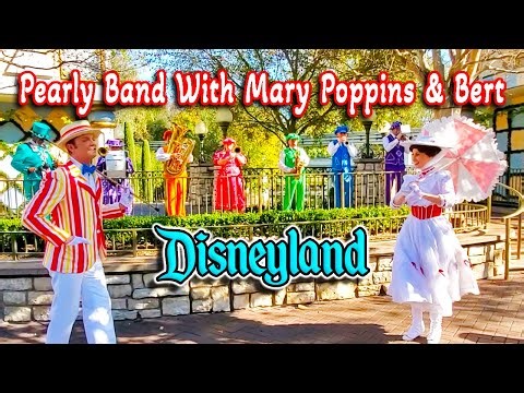 Mary Poppins & Bert with the Pearly Band at Disneyland | Full Show 4K