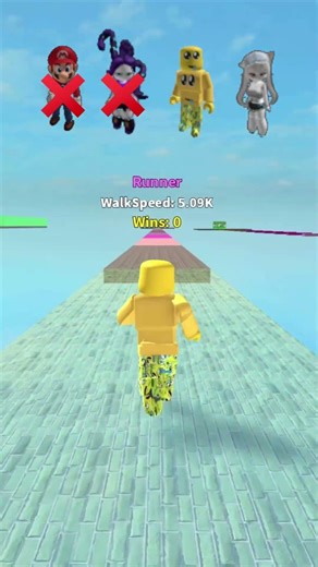 Roblox Character Vs Speed Challenges😂