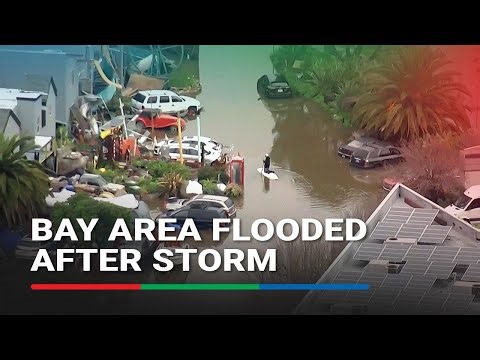 Bay Area streets underwater as storm triggers coastal flood warning | ABS-CBN News