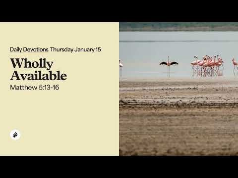 Wholly Available – Daily Devotional