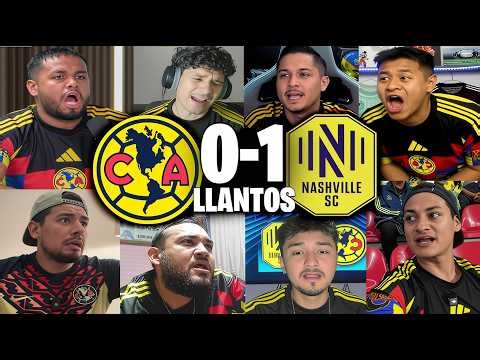 REACCIONES Y LLANTOS OVIPAROS A LA ELIMINACION DEL AMERICA 0-1 NASHVILLE