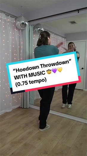 🤠💜💛 Need a slower, step-by-step tutorial? Check it out here ➡️ @Beg. Dance Tutorials w/ Carrie Choreo: Jamal Sims #dancetutorial #hoedownthrowdown #hannahmontana #mileycyrus #dance