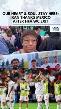 FIFA WC: Mexican Fans Give Iran Team Emotional Farewell In Tijuana | Iran Thanks Mexican Fans | N18G